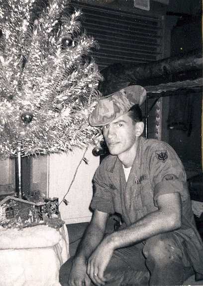 Christmas day 1967.&nbsp; We all took turns having our photo taken to send back home.