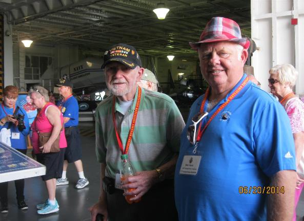 Jim Carter & Bob Udeck - Photo courtesy of Tom & Rose LeMoine.