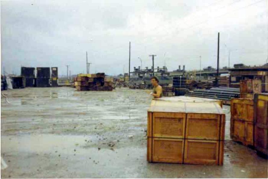 Staging Yard For Barge Site