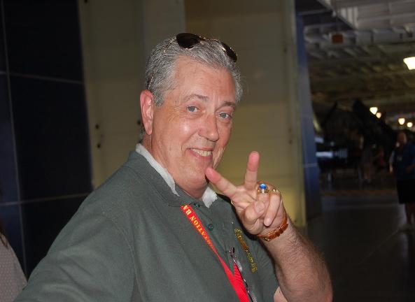 Mike Patrlja Showing The Victory Sign - Photo courtesy of Jim & Ann O’Keefe