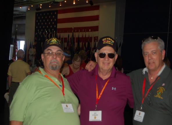 Roland Voyer - Jim O'Keefe - Mile Patrlja - They All Served Together With The 372nd At The Same Time - Photo courtesy of Jim & Ann O’Keefe