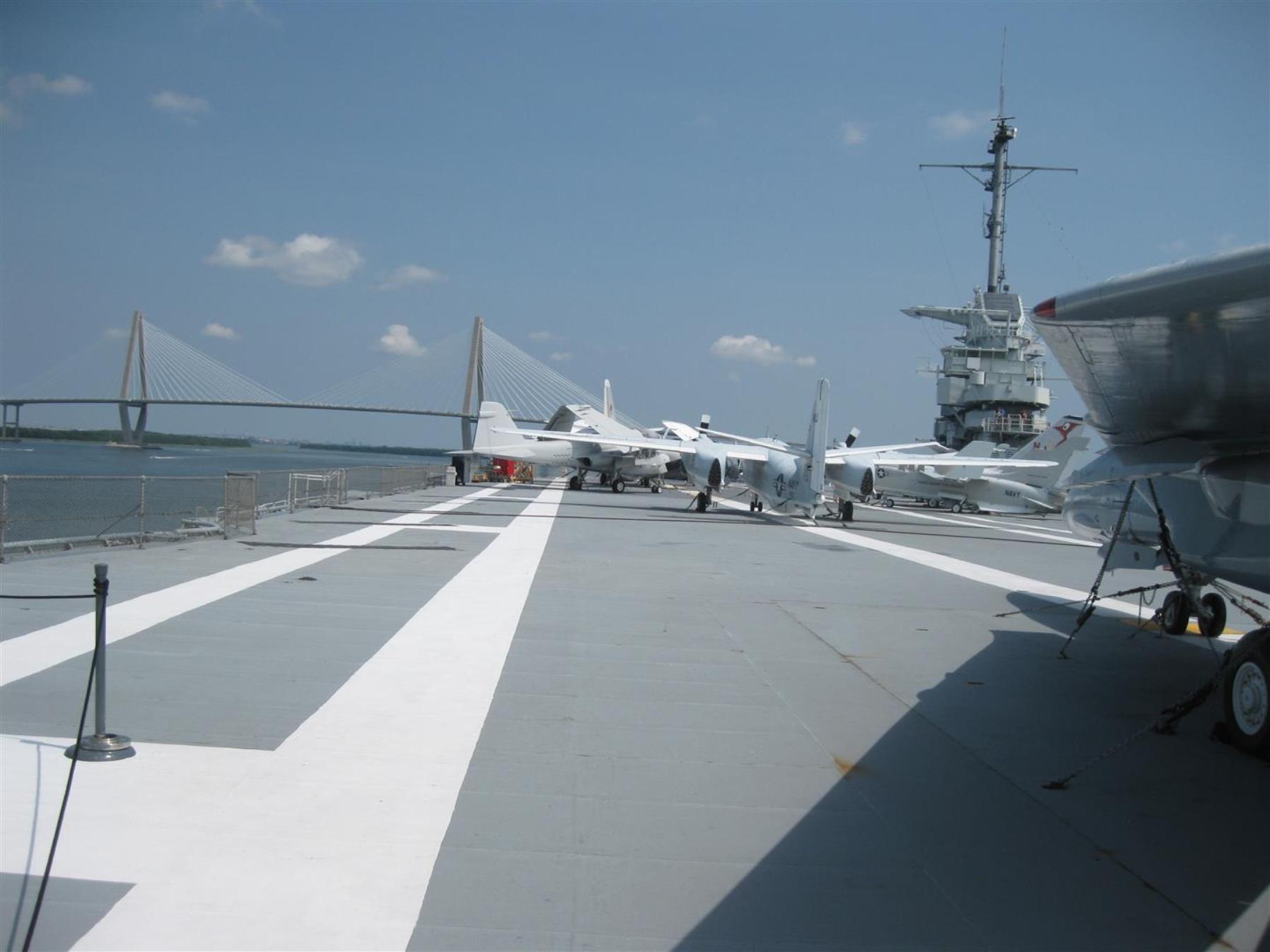 Flight Deck Of The USS Yorktown - Photo courtesy of Rich Morawa.