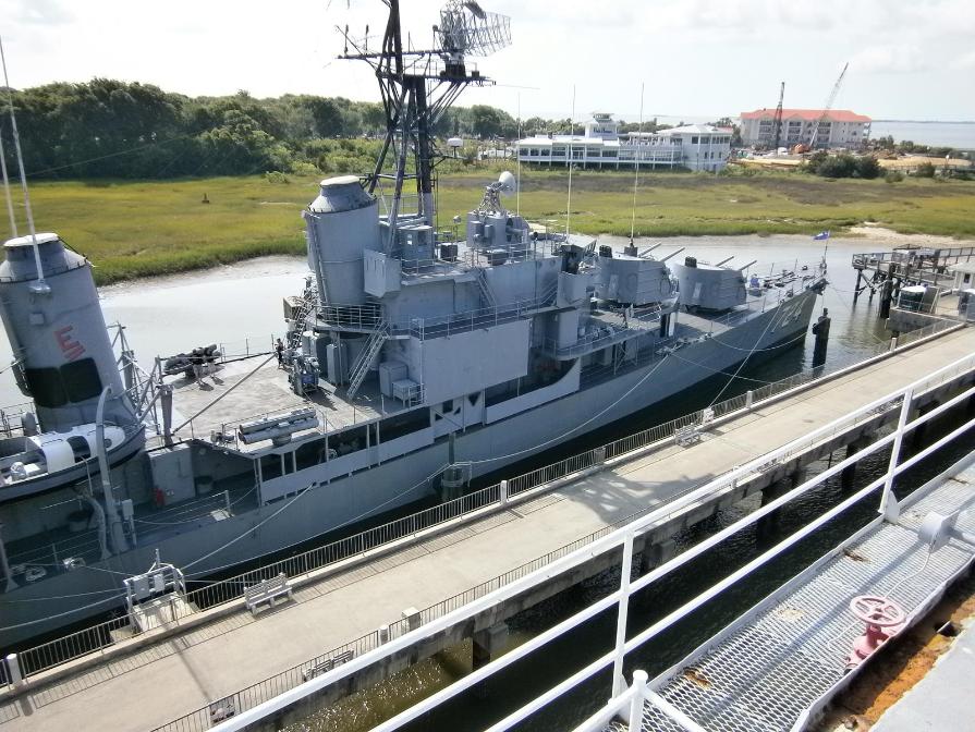 USS Laffey From The USS Yorktown - Photo courtesy of Tom & Vickie Reckers.