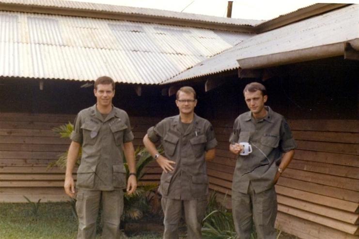 Three Officers From 4th TC Headquarters - Anyone remember their names?