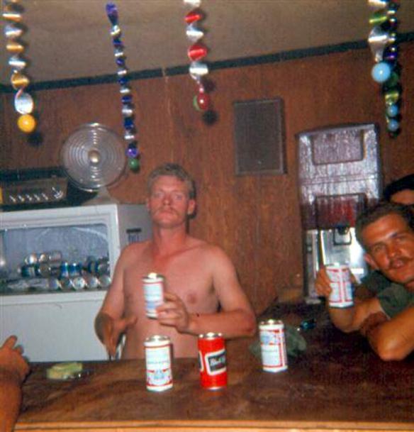 Taking another Beer Break In Our Day Room Bar