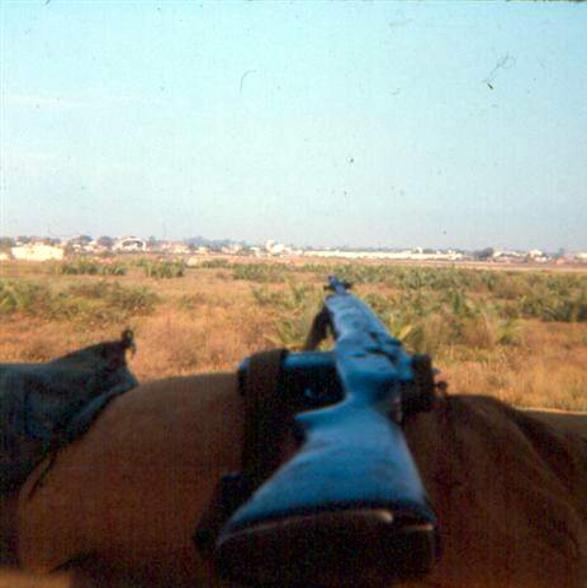 View From Guard Tower Rear Perimeter Behind Sea Land 