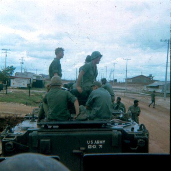 Guards Parked In Front Of 71st Headquarters At Camelot