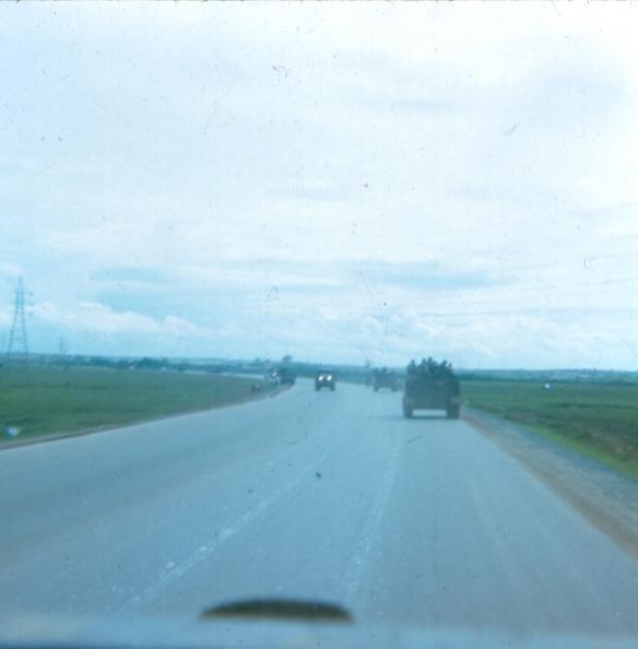 Newport Guards Headed Down Highway #1 For Long Bien And Camp  Camelot