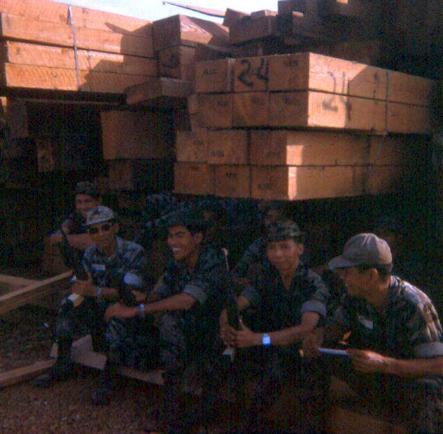 ARVN Soldiers Taking A Break At Newport