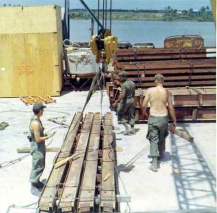 Working A Barge At The Barge Site