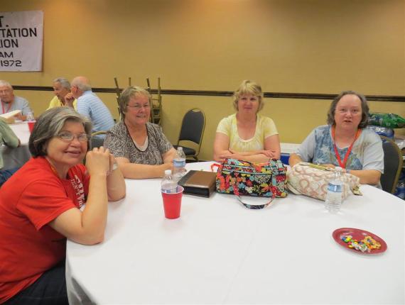 Jan Sharp - Joanne Allen - Brenda Shelton - Jane Tlougan - Photo courtesy of Bob & Bernie Grier.
