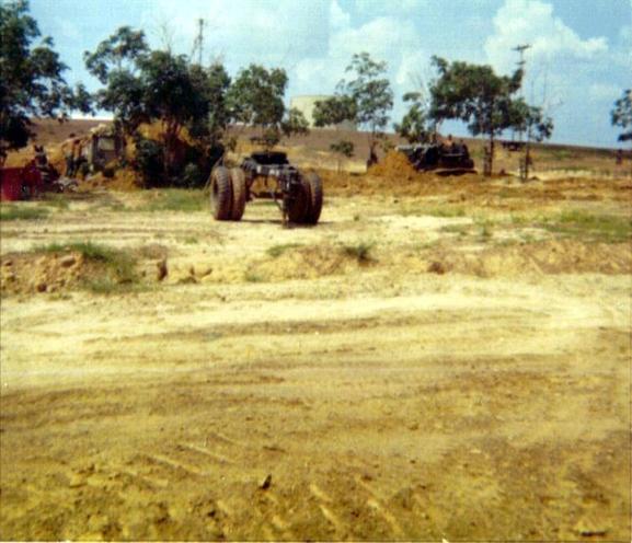 Back Of 368th Company Area Looking Towards USARV 