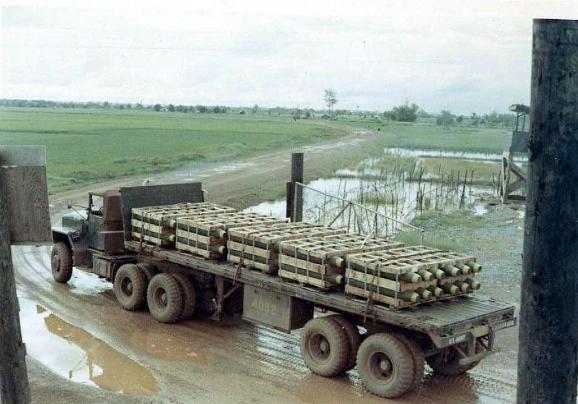 Trucks On Their Way With A Load Of Bombs