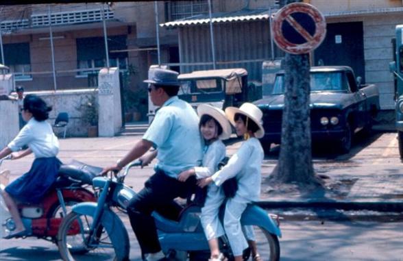 The Whole Family Going Somewhere In Saigon