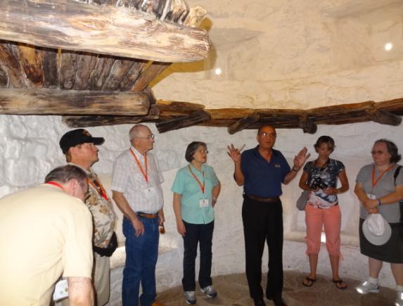 Our Tour Guide With More Info - Photo courtesy of Tom & Lilia Poston.