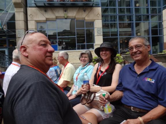 Charlie And Our Tour Guide - Photo courtesy of Tom & Lilia Poston.