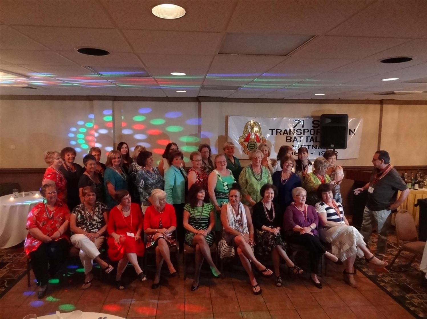 71st Transportation Battalion  Vietnam Veterans 2013 New Orleans Reunion Group Photo - The Girls -   Photo courtesy of Tom & Lilia Poston.
