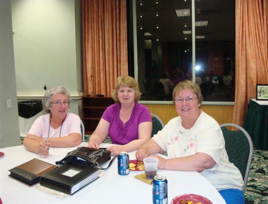 The Ladies Having A Little Snack - Elaine Thome - Brenda Shelton - Joanne Allen - Photo courtesy of Al & Carol Furtado.