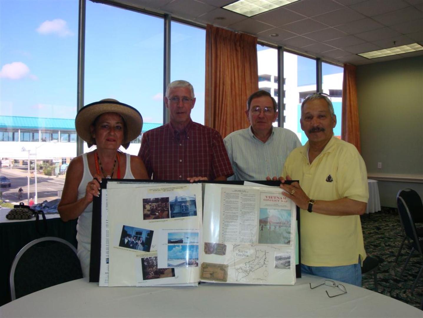 Bernie Krupa Grier - Harry Shelton - Vernon Alles - Guillermo Bracero - Photo courtesy of Al & Carol Furtado.