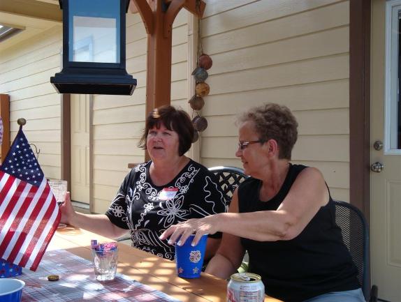 Laura Conley & Jan Richmond - Photo courtesy of Al & Carol Furtado.