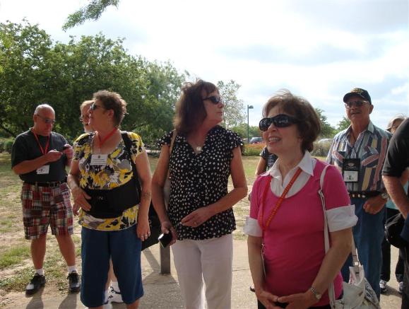 Checking Out The Mesquite Trees - Our Tour Guide Told Us Of The Many Uses Of It During The 1700's - Photo courtesy of Al & Carol Furtado.