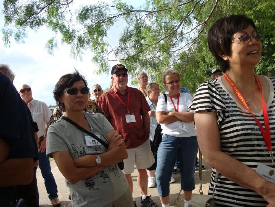 Checking Out The Mesquite Trees - Our Tour Guide Told Us Of The Many Uses Of It During The 1700's - Photo courtesy of Al & Carol Furtado.