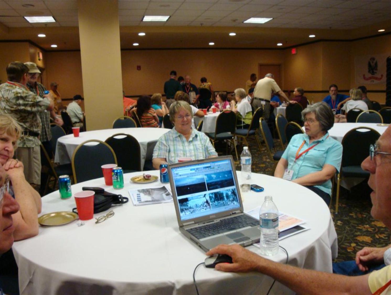 Harry Shelton Checking Out Our Website - Photo courtesy of Al & Carol Furtado.