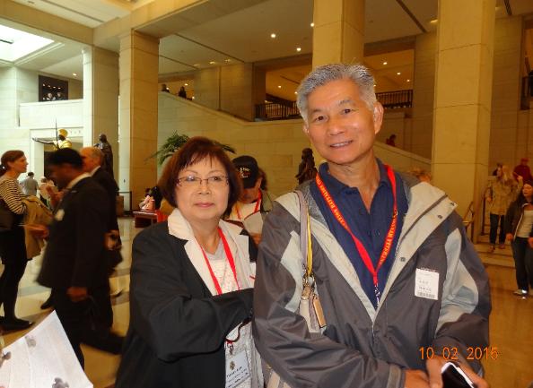 Thelma & Wilfred Lam - Photo courtesy of Tom & Lilia Poston