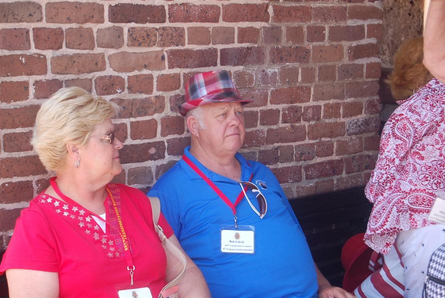 Diane & Bob Udeck Taking A Break From The Heat  - Photo courtesy of Jim & Ann O’Keefe