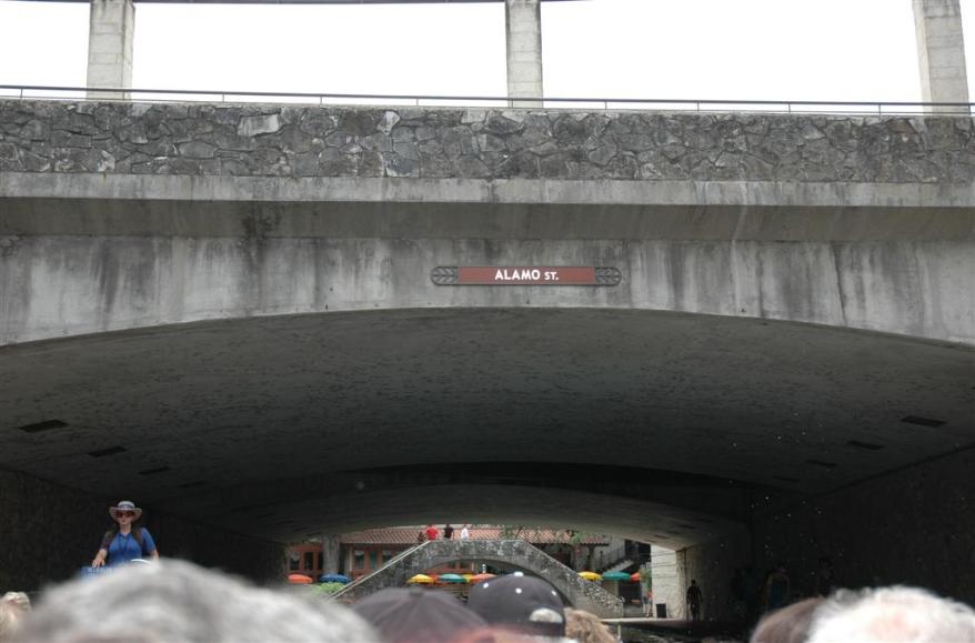 Going Under Alamo Street - Photo courtesy of Bob & Bernie Grier.