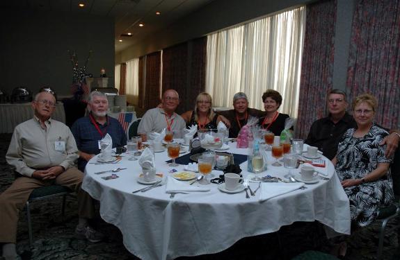 Pat Conley - Johnny Cribb - Ron Hall - Renee Hall - Van Woody - Terri Woody - Ken Shafer - Pat Shafer - Photo courtesy of Bob & Bernie Grier.