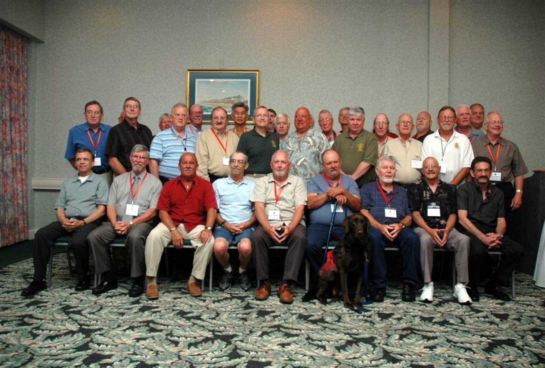 Men - 71st Group Photo - Photo courtesy of Bob & Bernie Grier.