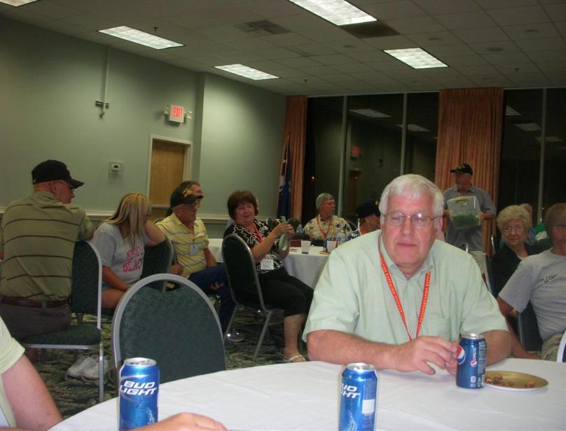 Delbert Miller & Tom Reckers waiting to see if they have the winning tickets. - Photo courtesy of Bob & Bernie Grier.
