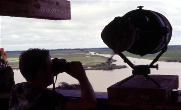 Guard Tower Keeping An Eye On Activity In The River