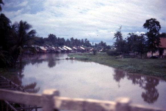 River At Tan Ninh City 