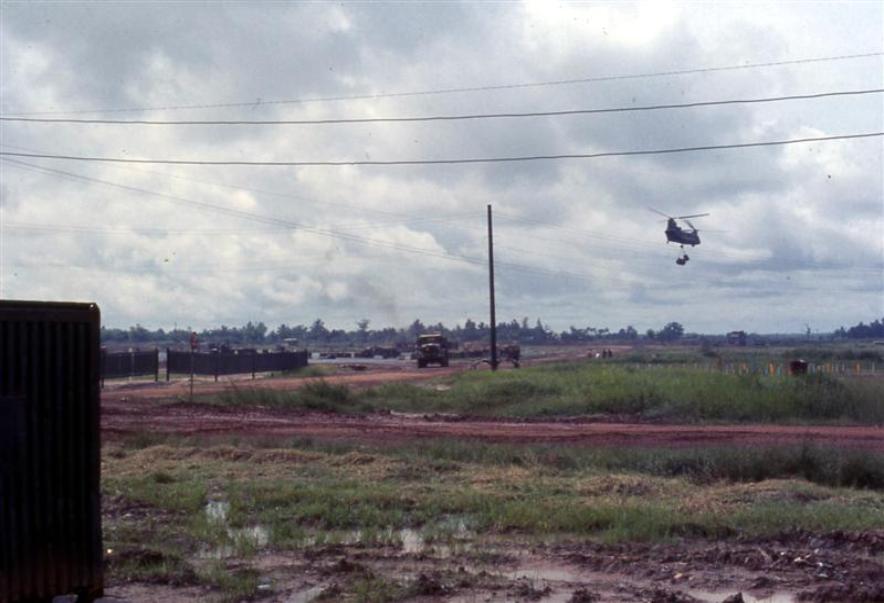 Chinook Landing At Tay Ninh Base