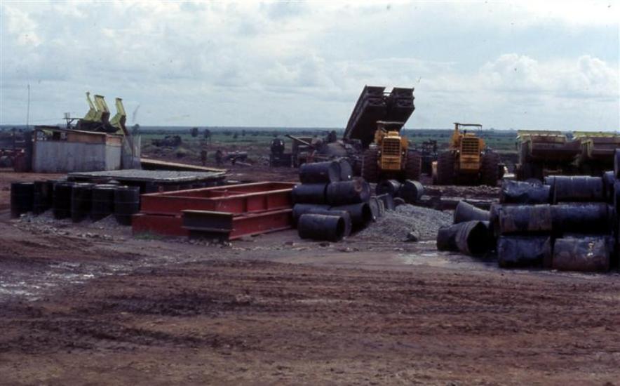 Near Nui Ba Dinh Camp - Some Of The Equipment Used At The Rock Quarry