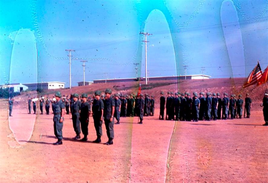 The Changing Of Command At The 71st Transportation Battalion - October 12, 1968LTC Jack Santry Departs And LTC Lloyd Arrives