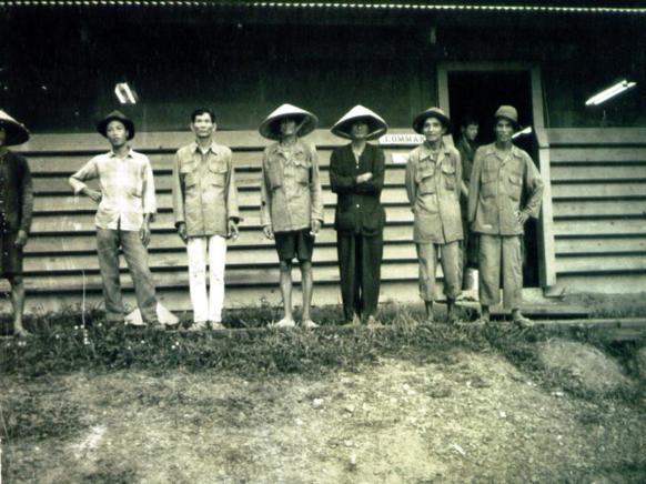 Some Of The Local Vietnamese Work Force At Camp Camelot