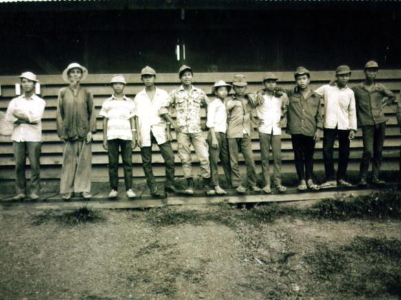 Some Of The Local Vietnamese Work Force At Camp Camelot