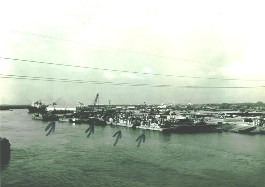 The Barge Site Area At Newport Terminal