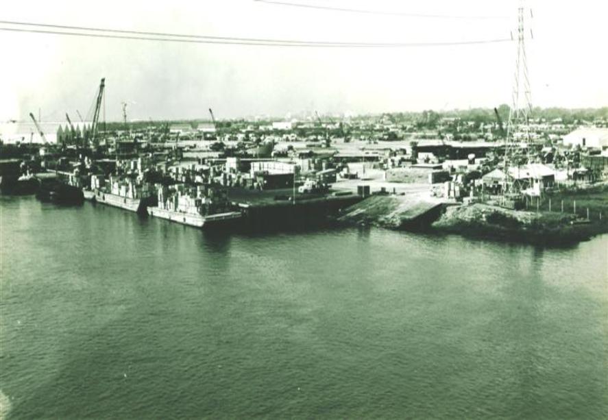 You can see one of the maintenance buildings on the far right of photo.