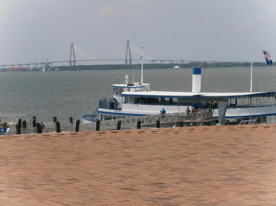 Arriving At Fort Sumter - Photo courtesy of Tom & Vickie Reckers.
