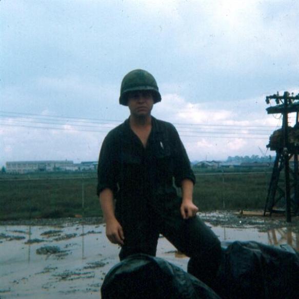 Don't remember this guy's name.  It's pouring rain and he's soaking wet.