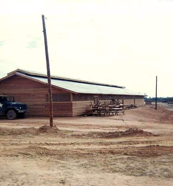 Newly-Constructed Mess Hall At Camp Camelot
