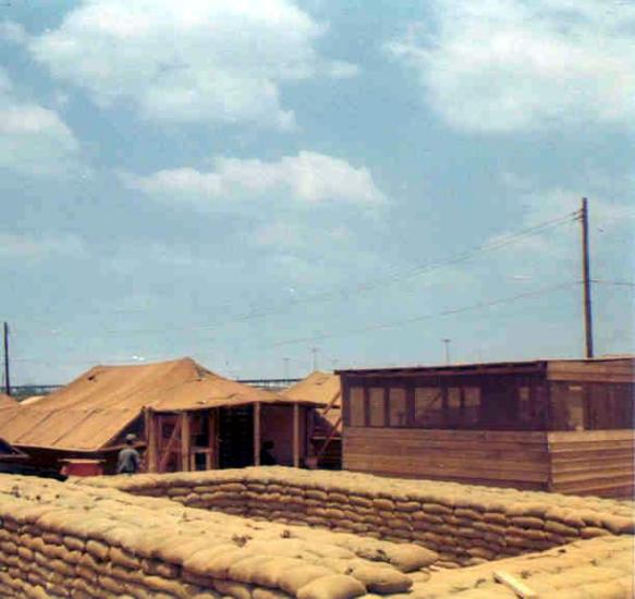 Camp Camelot prior to aluminum huts. April, 1967