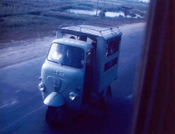 Lambretta, the Vietnamese taxi cab. 1967.